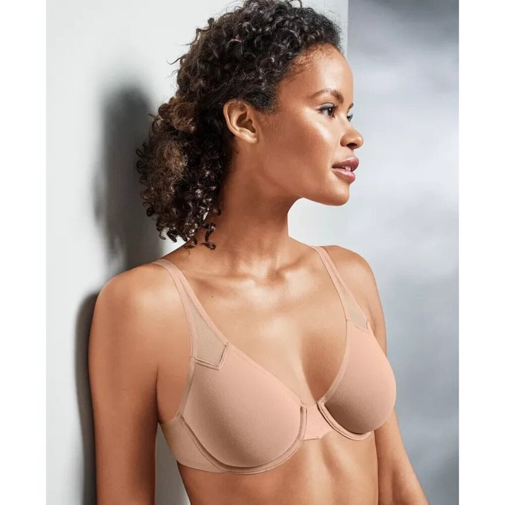 Wacoal Women's Body By 2.0 Mesh-Detail Underwire Bra 851315 US 34G Beige $62